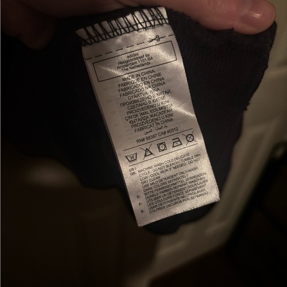 Adidas Originals Black Crewneck Sweatshirt medium/large A00305 - Picture 5 of 7